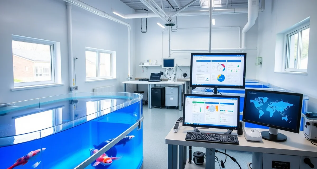 Digital compliance tracking for New York koi facilities Koi dealer software interface displaying quarantine records and water quality analytics for New York DEC compliance management