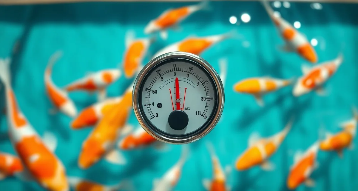 Seasonal temperature management for healthy koi Koi pond water temperature guide showing optimal seasonal temperature ranges for fish health and immune function management